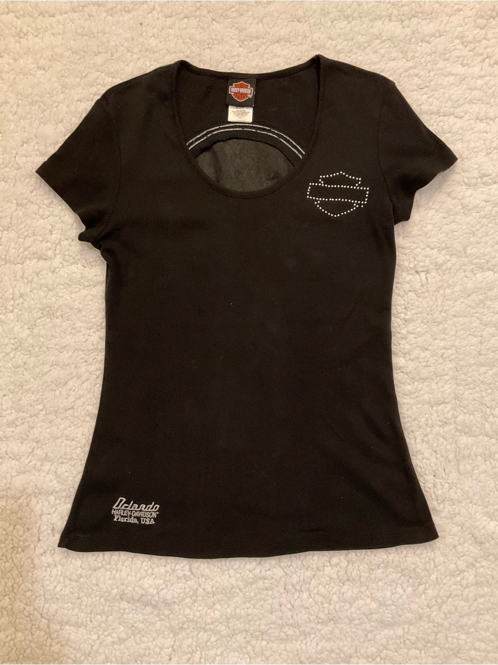 🖤 Harley-Davidson Skull Back Tee 🖤
Women’s Size Large | Excellent Condition